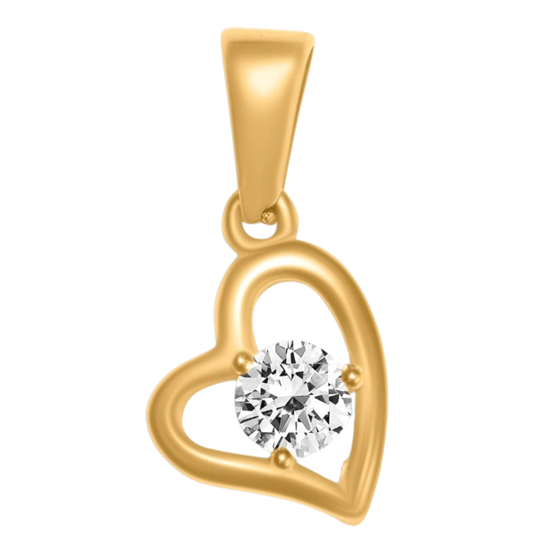Diamond Heart Charm