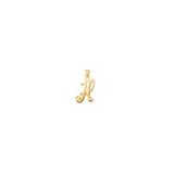 Large Cursive Letter Charms