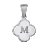 Reversible Initial Flower Charm