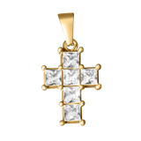 Small Diamond Cross Charm
