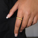 Gold Paved Eternity Ring