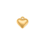 Chunky Gold Heart Charm