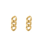 Gold Chain Link Studs