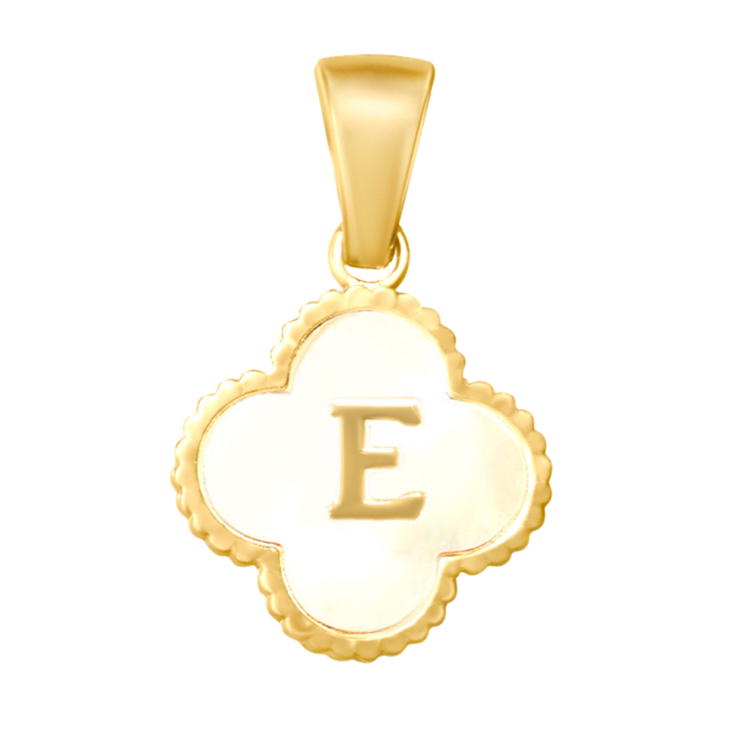 Reversible Initial Flower Charm