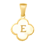 Reversible Initial Flower Charm