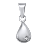 Diamond Teardrop Charm