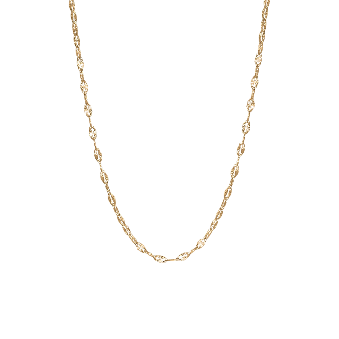 Stamped Link Necklace