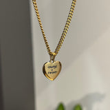 Blank Heart Pendant