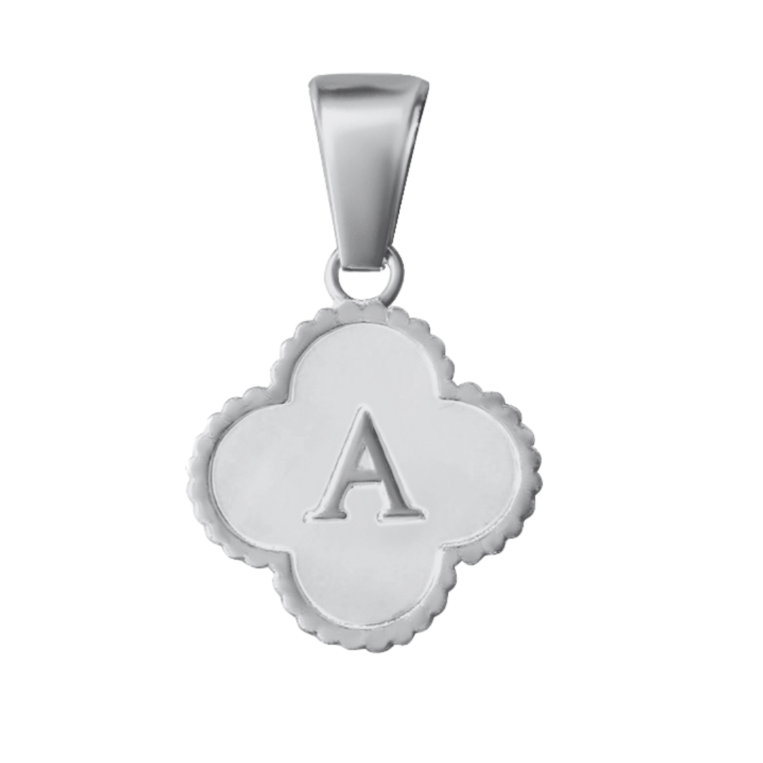 Reversible Initial Flower Charm