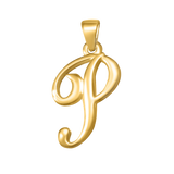 Large Cursive Letter Charms