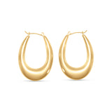 Slim Oval Hoops