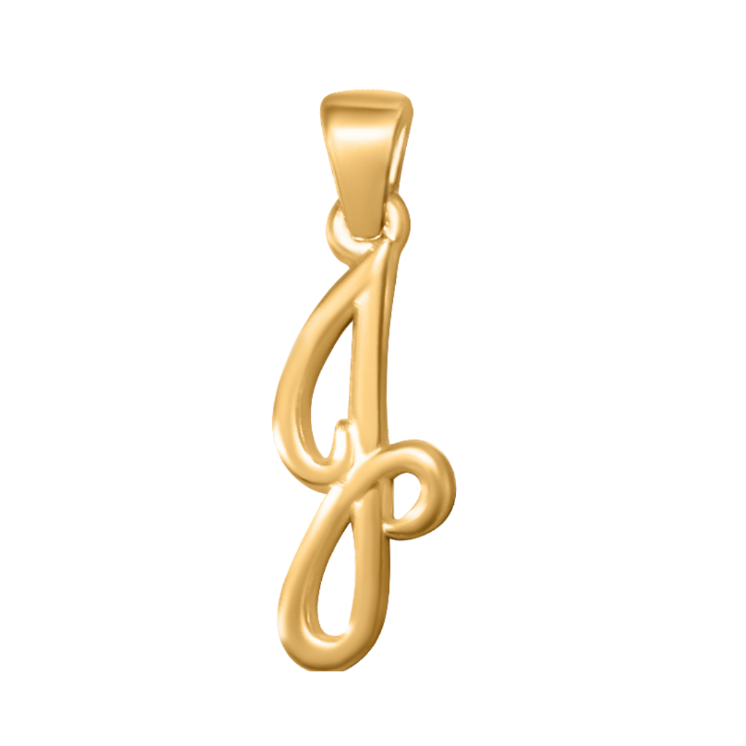 Large Cursive Letter Charms