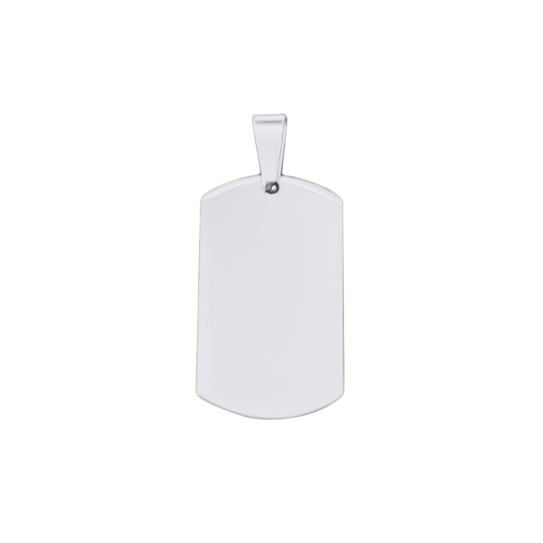 Dog Tag Blank Pendant