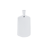 Dog Tag Blank Pendant