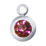 Round Birth Stone Charms
