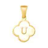 Reversible Initial Flower Charm