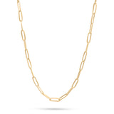 Gold Oval Link Necklace