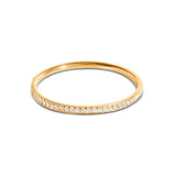 Gold Eternity Diamonds Ring