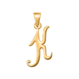 Large Cursive Letter Charms