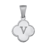 Reversible Initial Flower Charm
