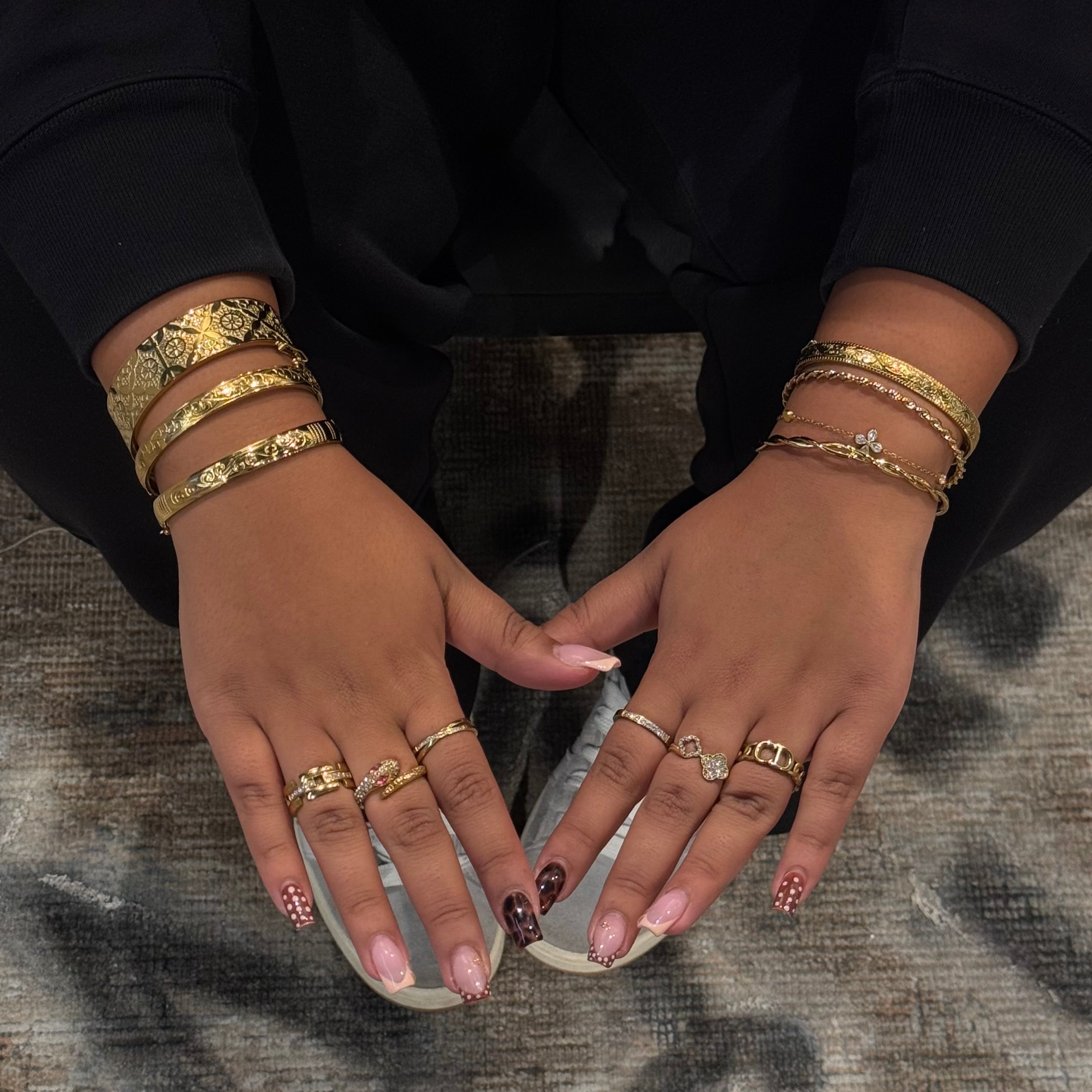Bangle Design Clip Patterned Clip-On Bangles – Diy Drip