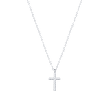 Dainty Diamond Cross Necklace