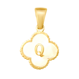 Reversible Initial Flower Charm