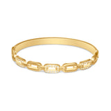 Gold Chain Link Bangle