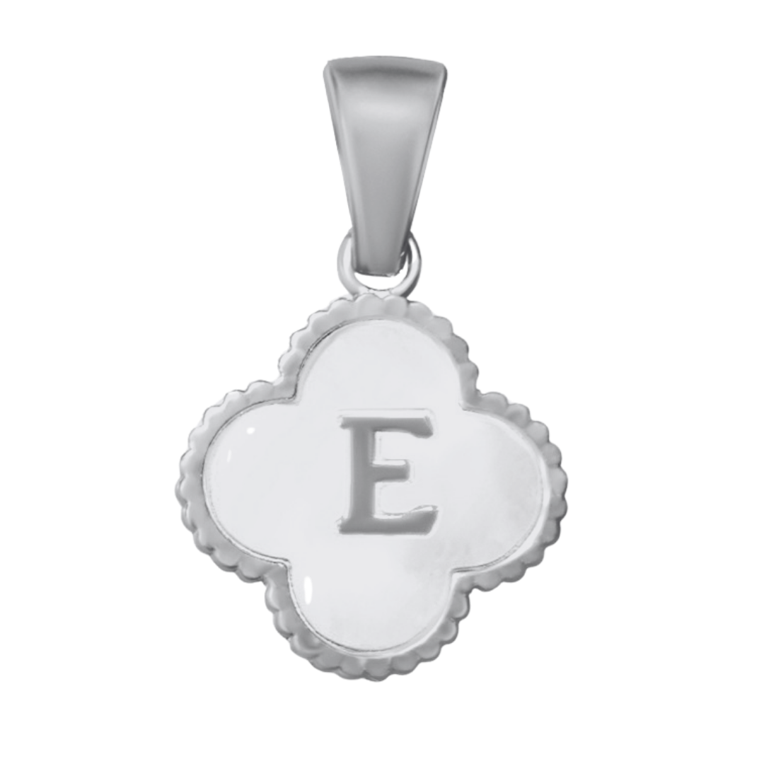 Reversible Initial Flower Charm