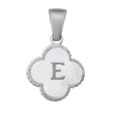 Reversible Initial Flower Charm