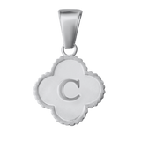 Reversible Initial Flower Charm