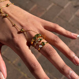 Green Stones Ring