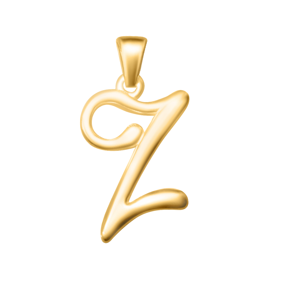 Large Cursive Letter Charms