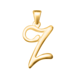 Large Cursive Letter Charms