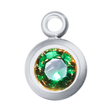 Round Birth Stone Charms