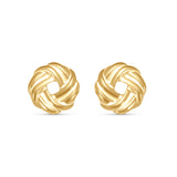 Twisted Knot Stud Earrings