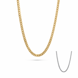 3mm Cuban Chain Necklace