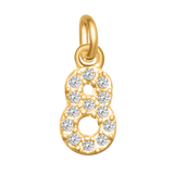 Small Diamond Number Charms