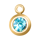 Round Birth Stone Charms