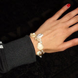 Statement Starfish Pearl Bracelet