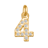 Small Diamond Number Charms
