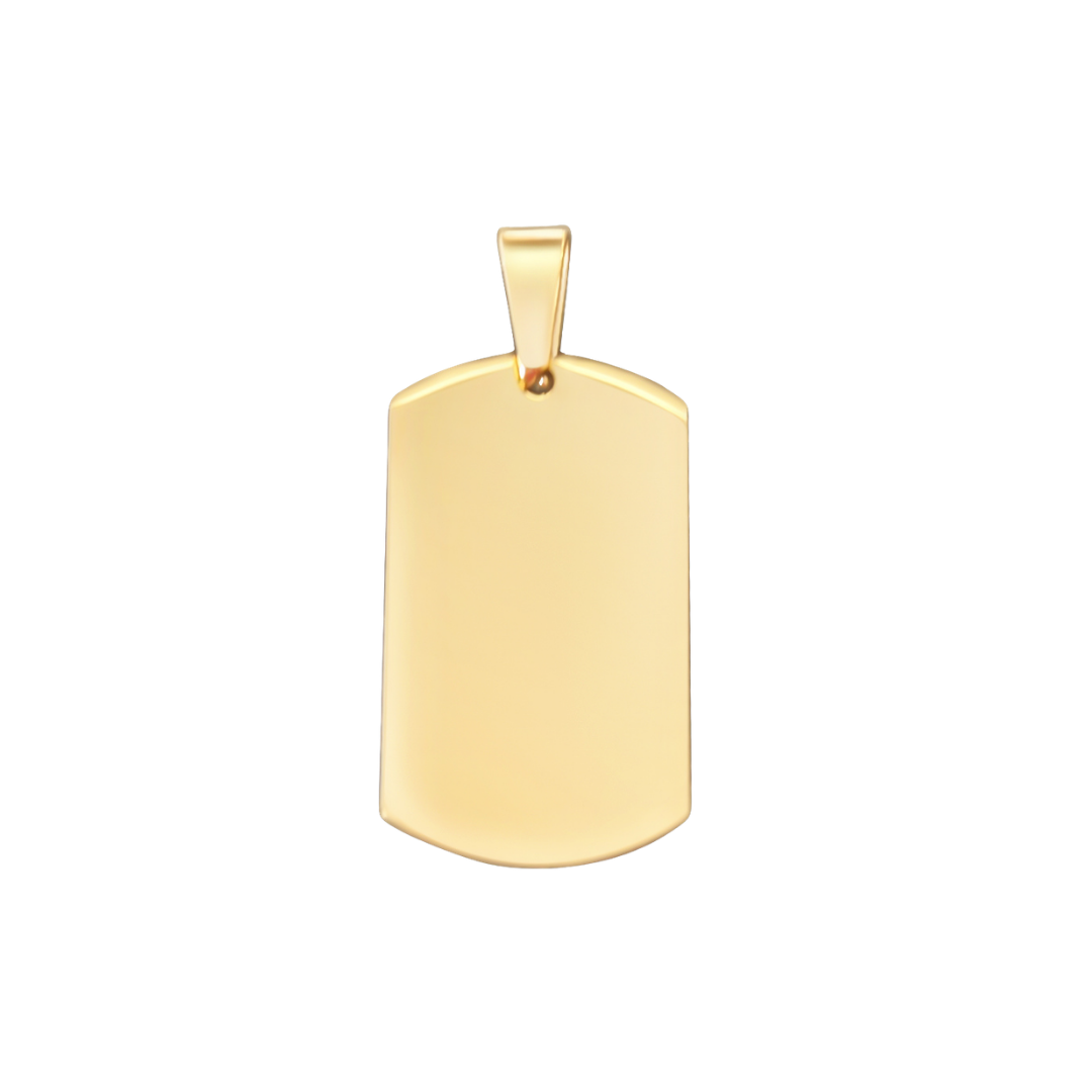 Dog Tag Blank Pendant
