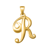 Large Cursive Letter Charms