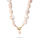 Chunky Irregular Pearl Necklace