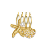 Gold Sea Pin Clip