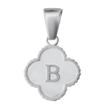 Reversible Initial Flower Charm