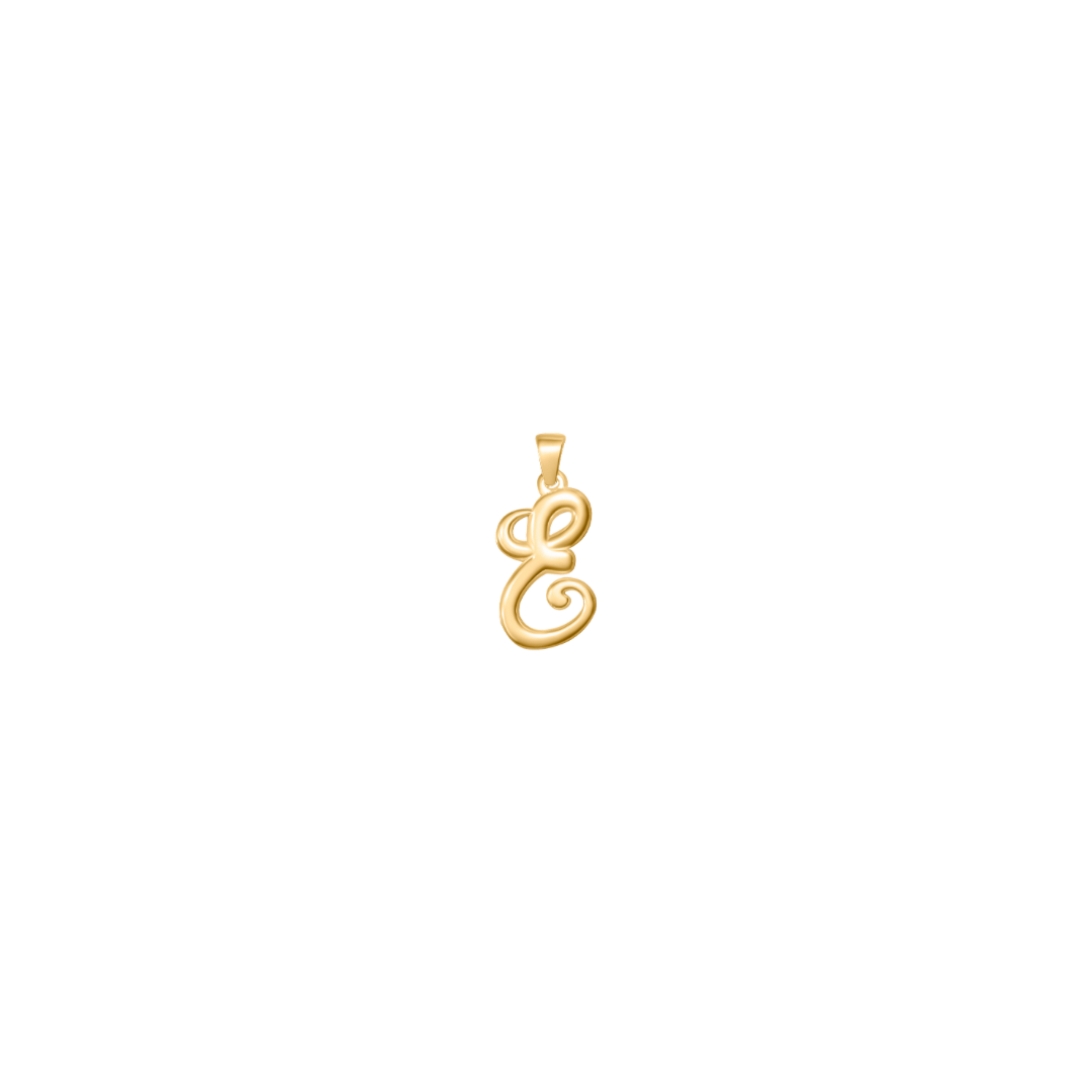 Large Cursive Letter Charms
