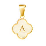 Reversible Initial Flower Charm