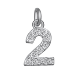 Small Diamond Number Charms