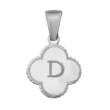Reversible Initial Flower Charm